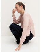 Blusa in raso stretch Emmcursore Rosa 2625116091200 009 EMME MARELLA 