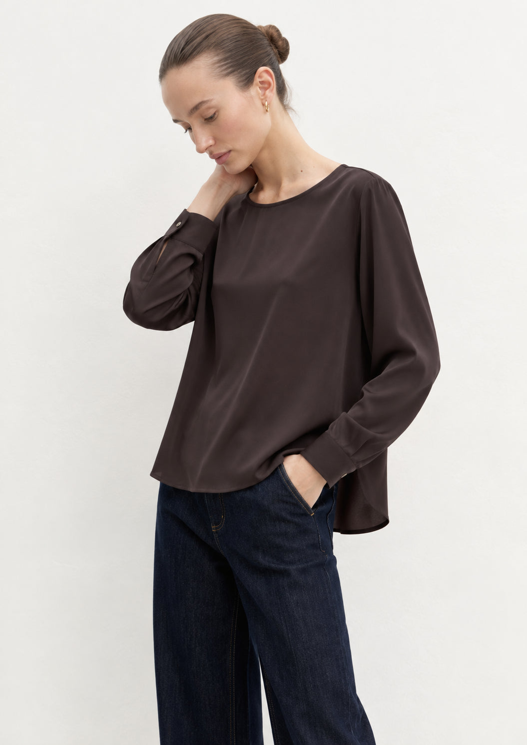 Emme Marella Blusa Donna Emmcursore Testa di Moro 2625116091200 011 EMME MARELLA 