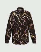 Camicia in twill di viscosa Emmparole Testa di moro 2625116102200 002 EMME MARELLA 
