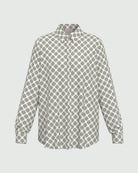 Camicia in raso stampato Emmdenaro Bianco lana 2625116191200 004 EMME MARELLA 