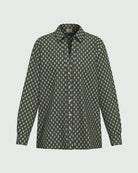 Camicia in twill stampato Emmduomo Salvia 2625116231200 003 EMME MARELLA 