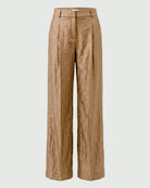 Pantalone wide leg in tessuto crinckle Emmtenace Naturale 2625136024200 001 EMME MARELLA 