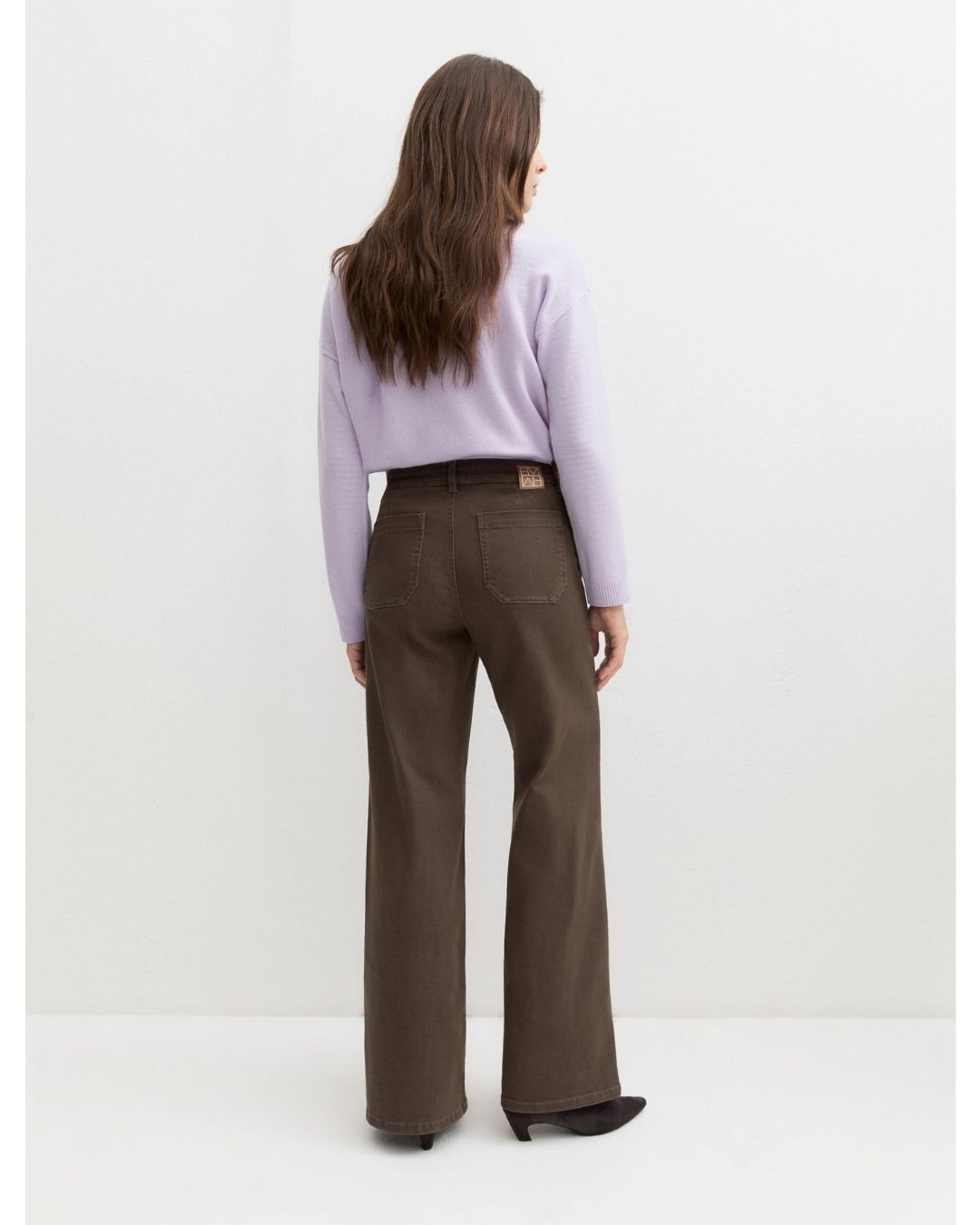 Pantalone ampio Emmresto Tortora 2625136052200 002 EMME MARELLA 