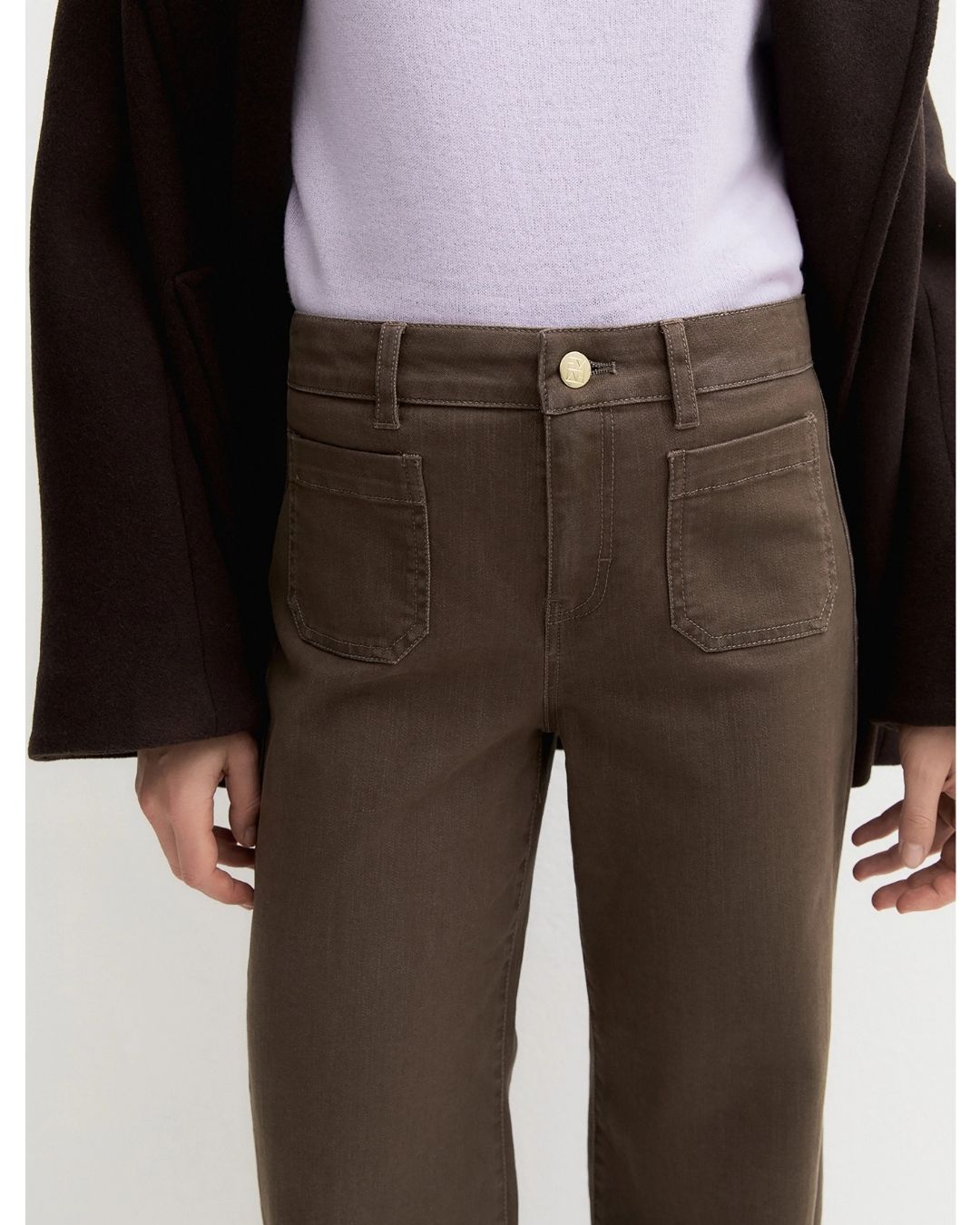Pantalone ampio Emmresto Tortora 2625136052200 002 EMME MARELLA 