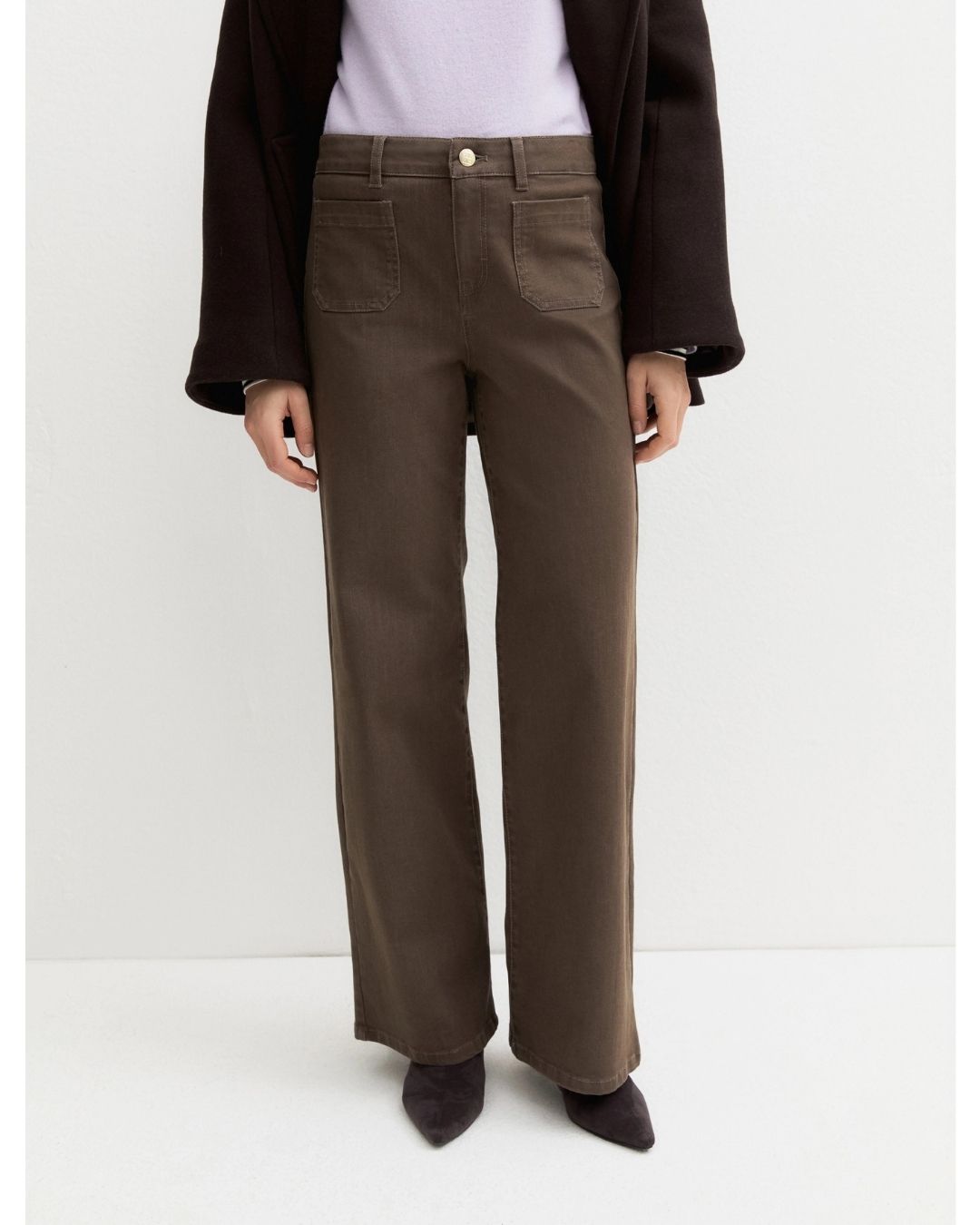 Pantalone ampio Emmresto Tortora 2625136052200 002 EMME MARELLA 