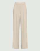 Pantalone dritto in flanella stretch Emmfiesta Ecru' 2625136111200 004 EMME MARELLA 