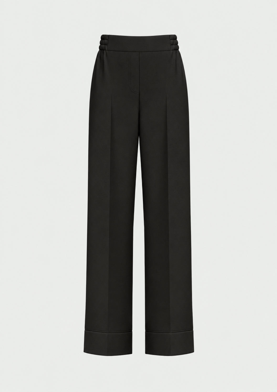 Pantalone dritto in flanella stretch Emmfiesta Nero 2625136111200 009 EMME MARELLA 