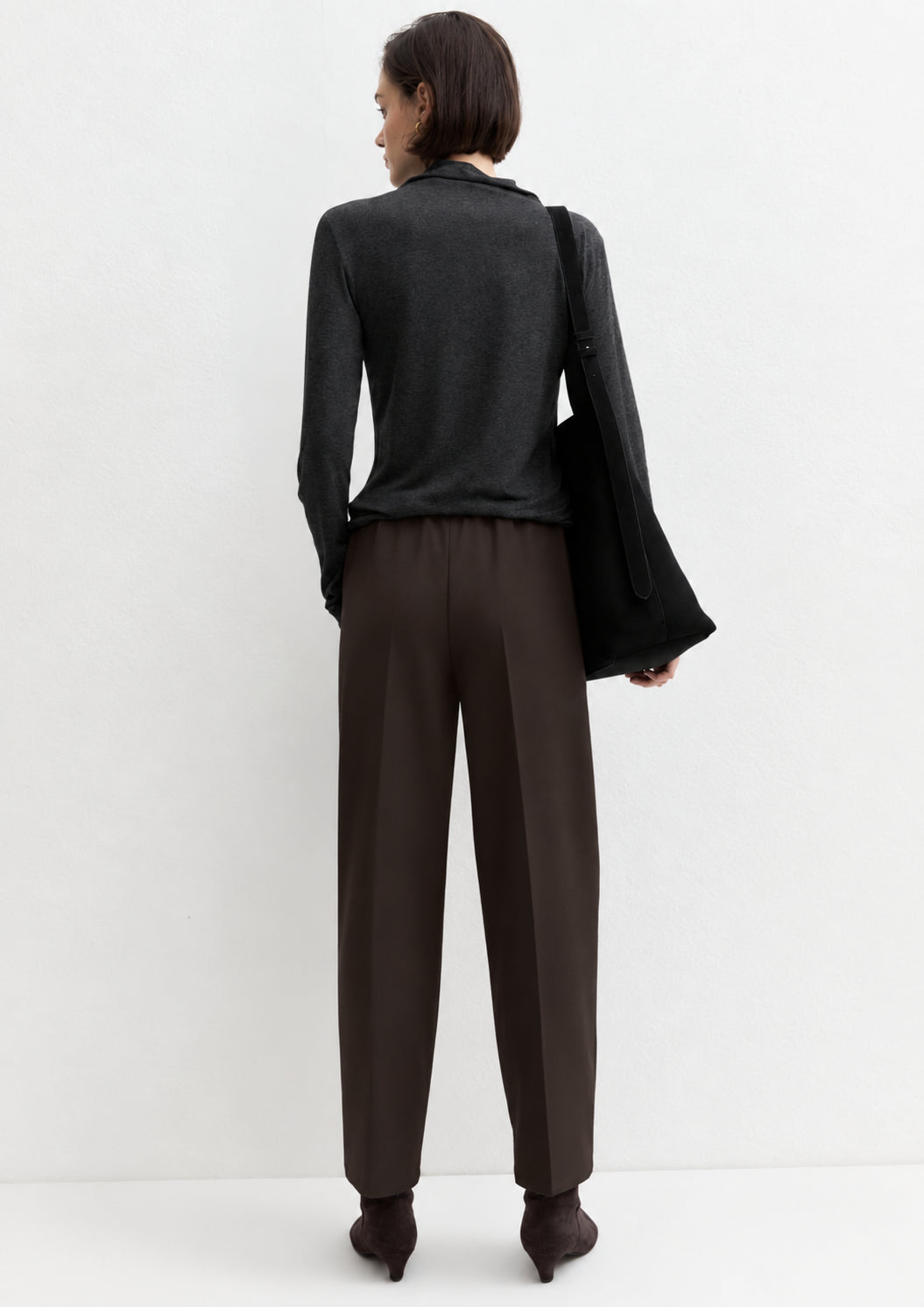 Jogger in gabardina stretch Emmpietra Testa Di Moro 2625136152200 009 EMME MARELLA 