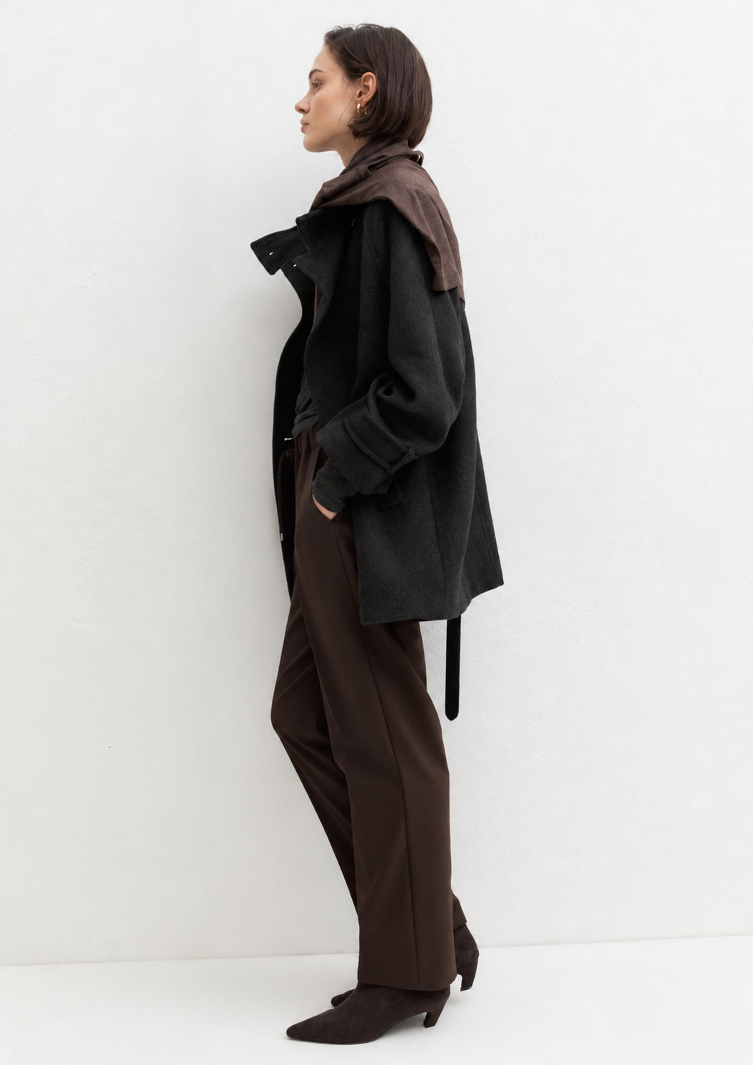 Jogger in gabardina stretch Emmpietra Testa Di Moro 2625136152200 009 EMME MARELLA 