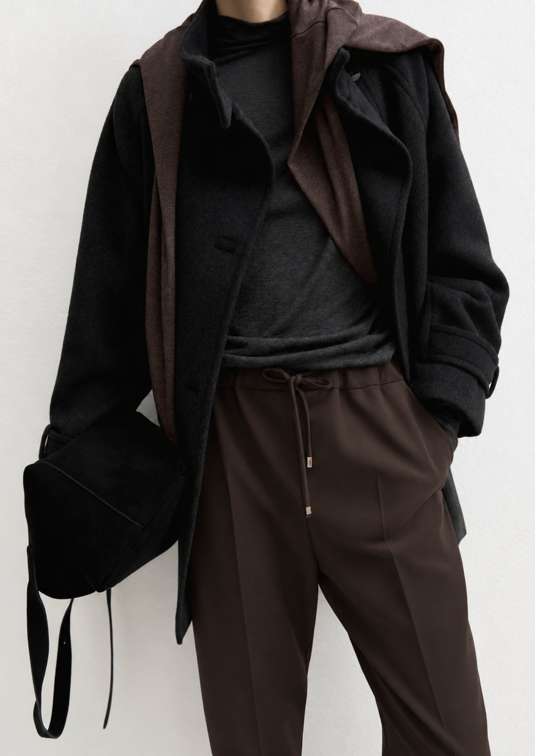 Jogger in gabardina stretch Emmpietra Testa Di Moro 2625136152200 009 EMME MARELLA 