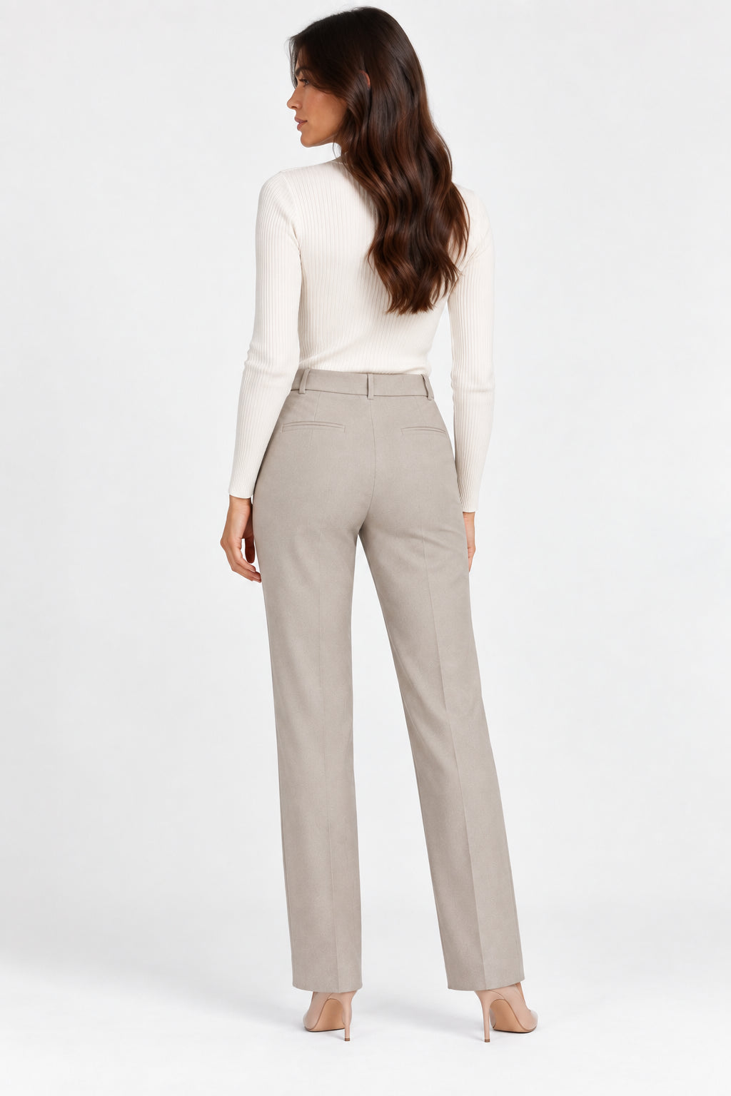 Emme Marella Pantalone Donna Emmpalpiti1 Ecru 2625136231200 004 EMME MARELLA 