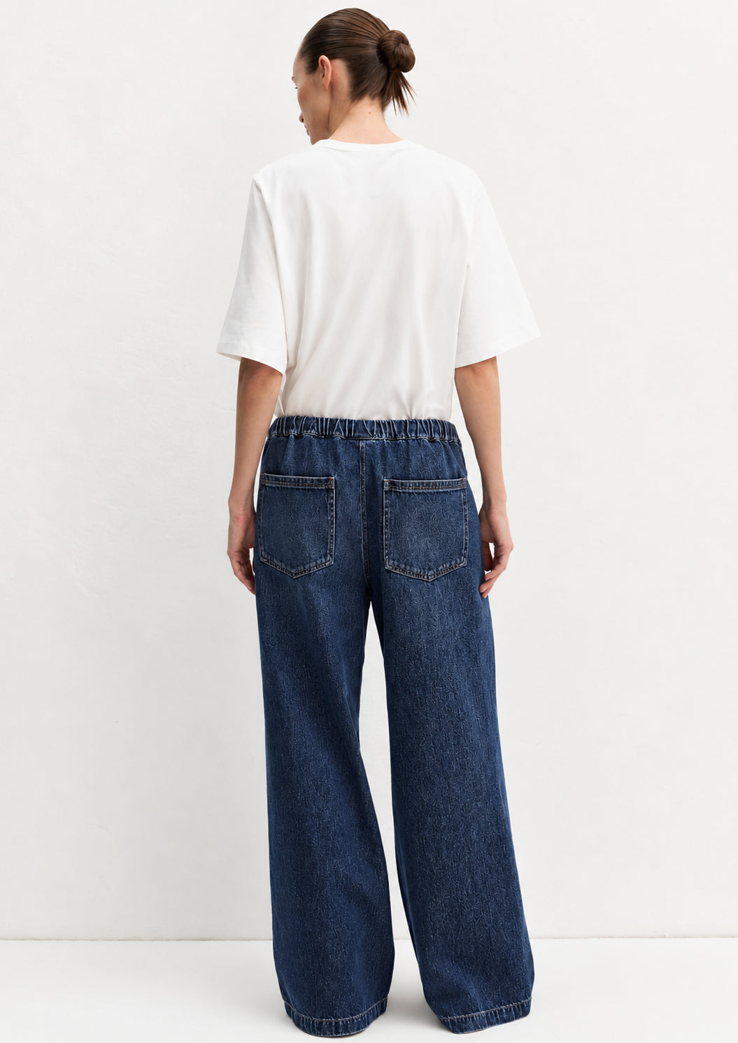 Denim jogger ampio Emmtrionfo Nero 2625186011200 002 EMME MARELLA 