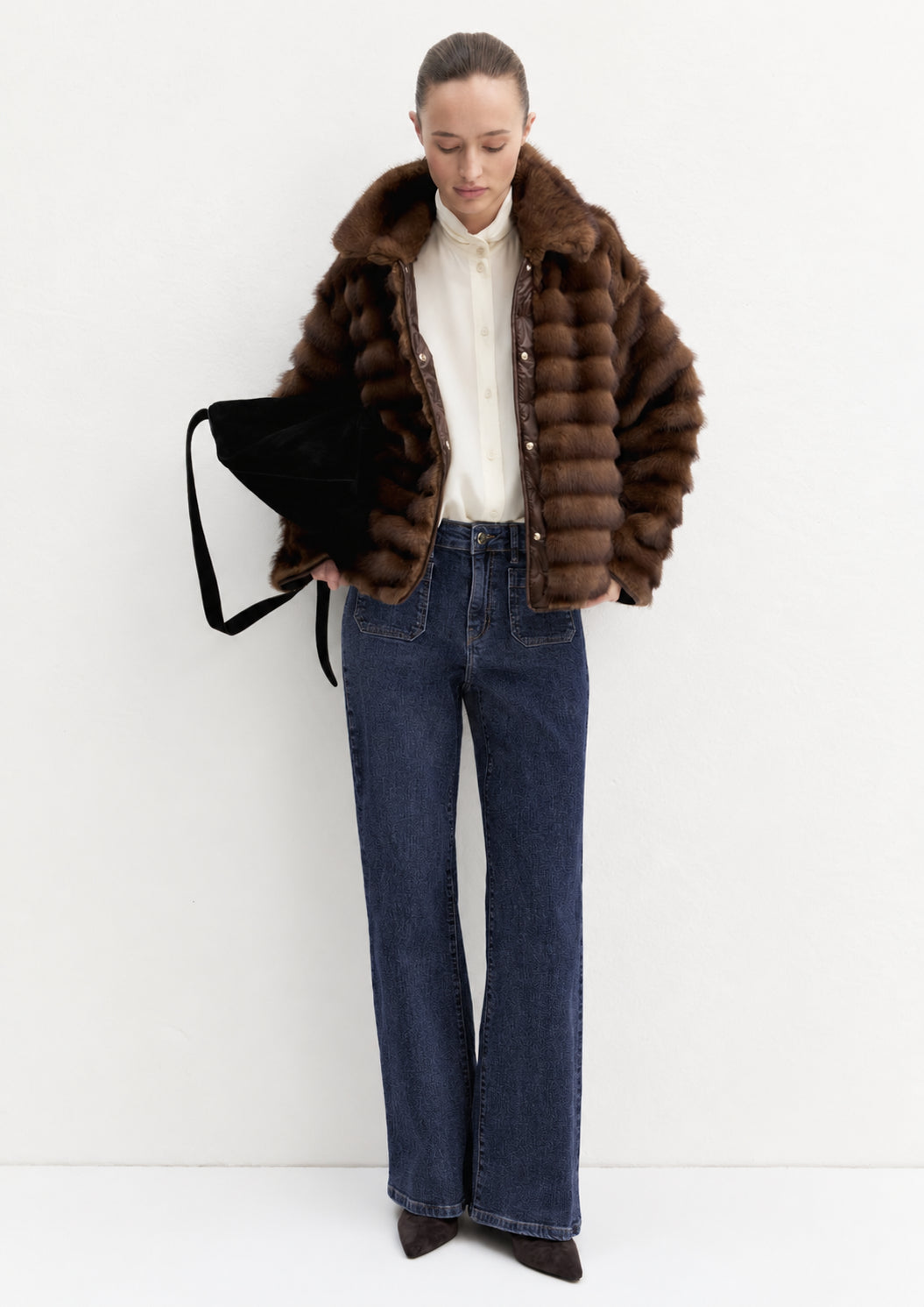 Jeans wide flare Emmwhideflare Blu Notte 2625186021200 001 EMME MARELLA 