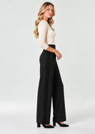 Pantalone in viscosa stretch Emmfoggia Nero 2625336011200 016 EMME MARELLA 
