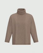 Maglia morbida in misto lana con paillette Emmcamera Tortora 2625366092200 002 EMME MARELLA 