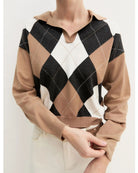 Polo crop in maglia stretch Emmottanta Cammello 2625366121200 007 EMME MARELLA 