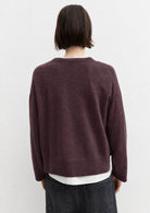 Maglia in pura lana Emmrea Merlot 2625366132200 005 EMME MARELLA 