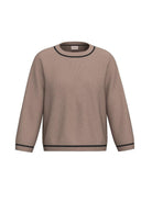 Maglia in filato lana e cashmere Emmegrege Tortora 2625366241200 010 EMME MARELLA 