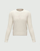 Maglia girocollo con paillette Emmcocco Panna 2625366272200 001 EMME MARELLA 