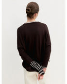 Maglia over in viscosa stretch Emmcurvato Testa di moro 2625366281200 008 EMME MARELLA 