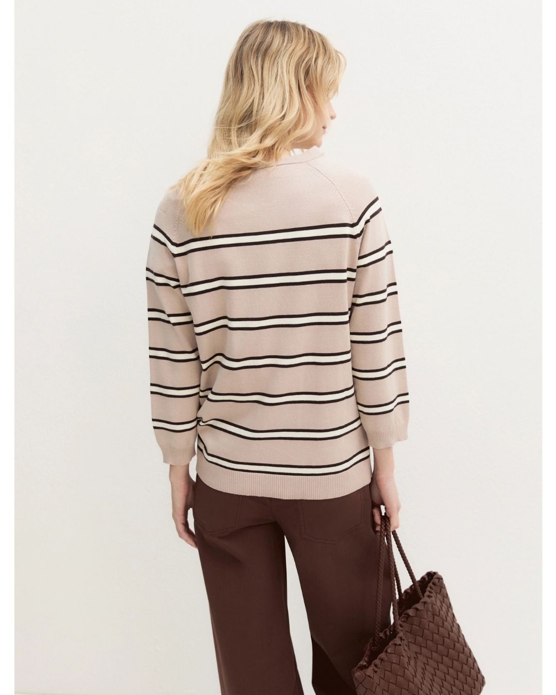 Maglia in viscosa stretch Emmtunica Sabbia 2625366291200 010 EMME MARELLA 