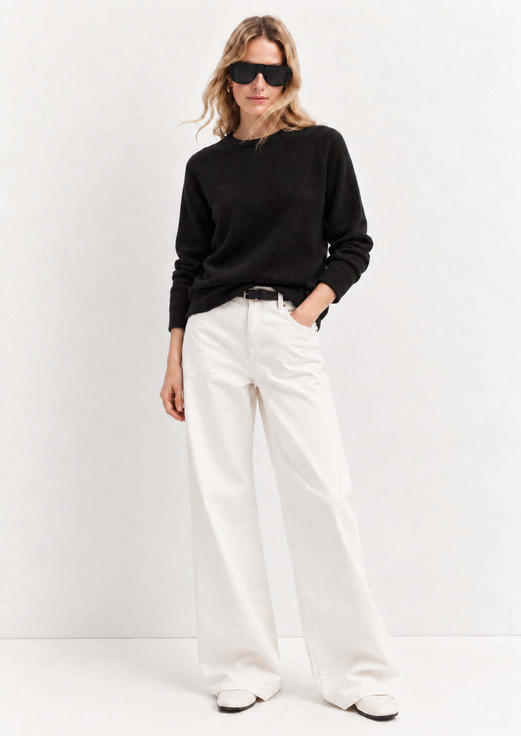 Maglia in viscosa stretch Emmtunica Nera 2625366291200 016 EMME MARELLA 
