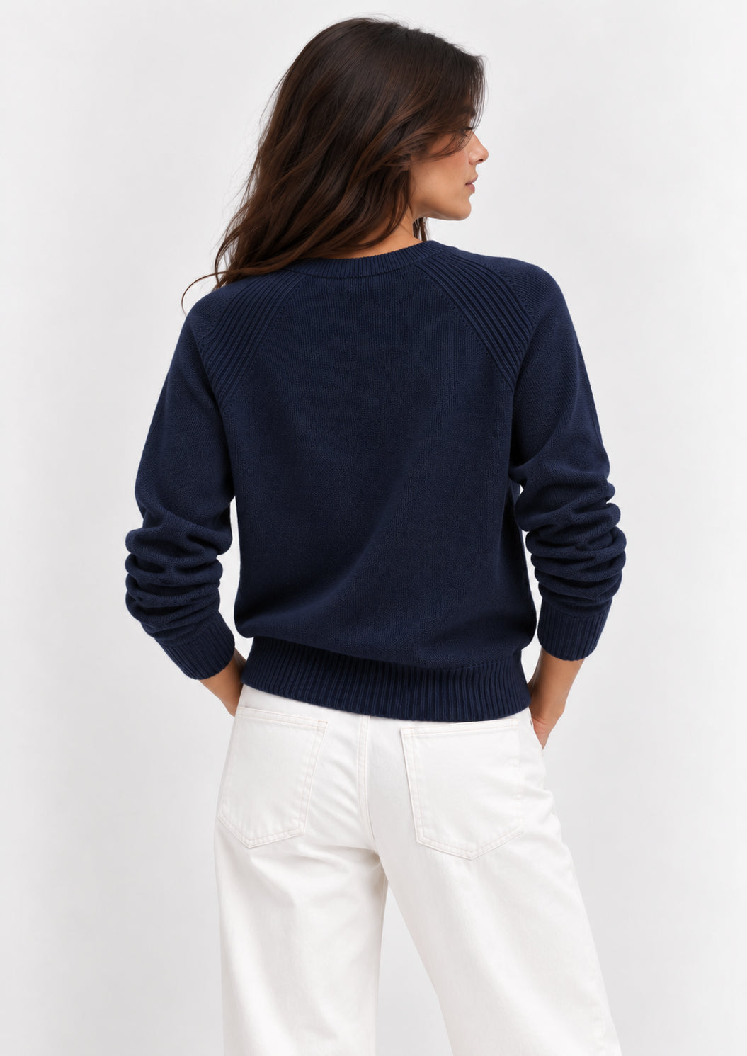 Maglia in filato di misto viscosa stretch Emmdanza Blu Navy 2625366301200 001 EMME MARELLA 