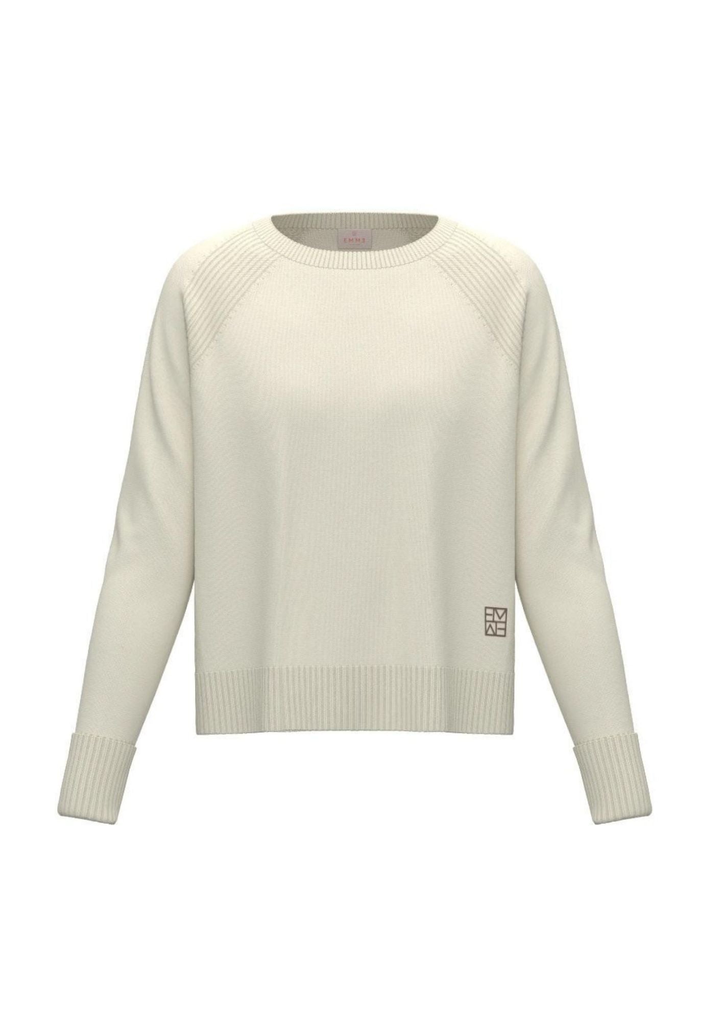 Maglia in filato di misto viscosa stretch Emmdanza Bianco Avorio 2625366301200 003 EMME MARELLA 