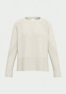 Maglia in filato di misto lana merinos Emmarcadia Bianco Panna 2625366312200 002 EMME MARELLA 