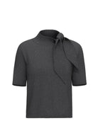 T-shirt in filato di misto lana leggero con lurex Emmmaggio Grigia 2625366351200 004 EMME MARELLA 