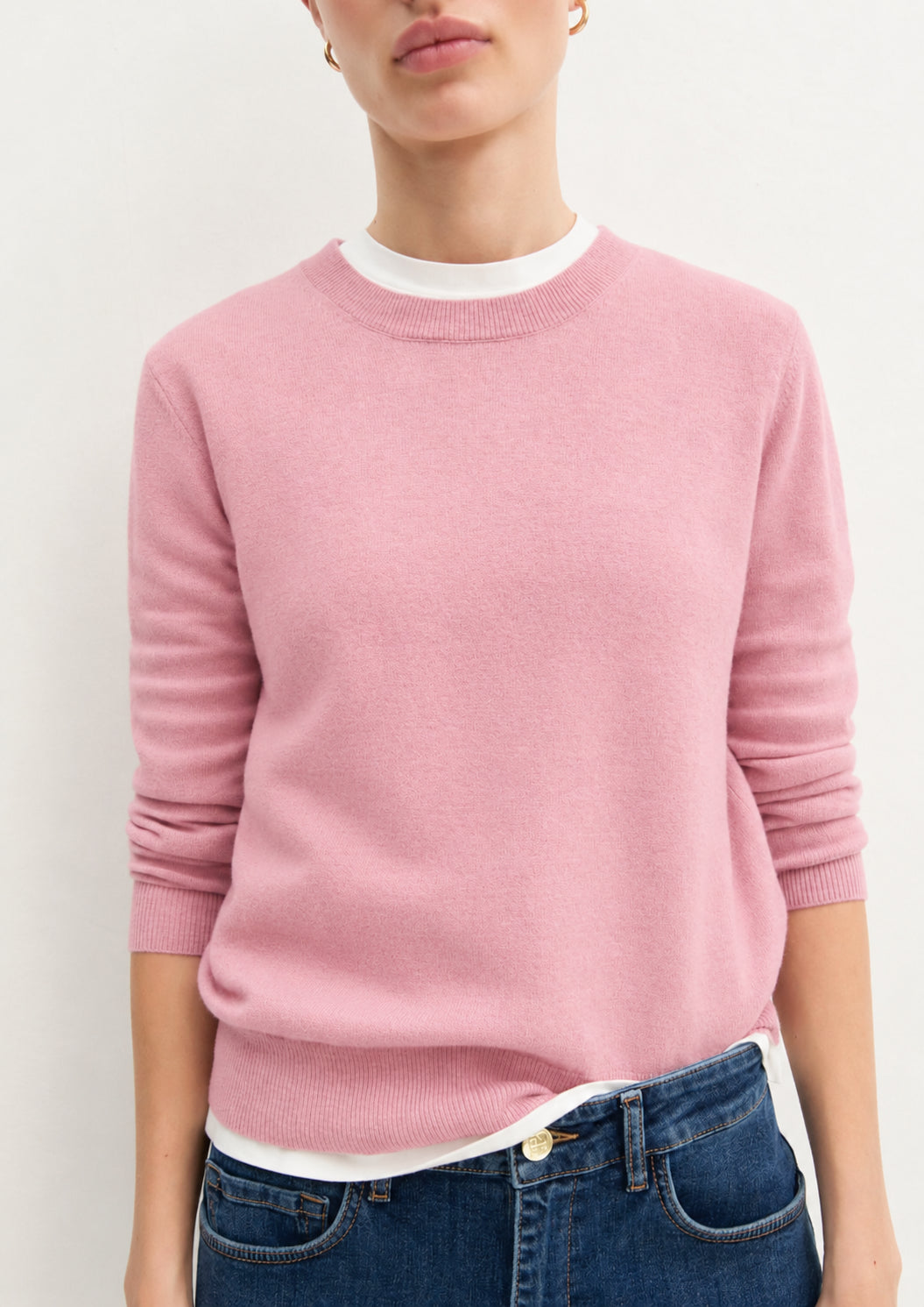 Maglia in lana e cashmere Emmlaccio Rosa Peonia 2625366361200 002 EMME MARELLA 