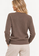 Maglia in lana e cashmere Emmlaccio Tortora 2625366361200 004 EMME MARELLA 