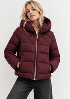 Giubbino in tessuto tecnico Emmalca Bordeaux 2625486032200 002 EMME MARELLA 