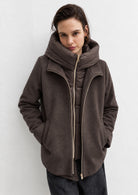 Capospalla in panno soft imbottito Emmsorriso Marrone 2625486082200 009 EMME MARELLA 