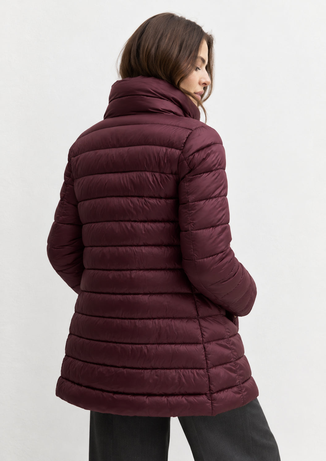 Piumino lungo Emmtesoro Viola 2625486172200 002 EMME MARELLA 