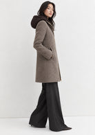Capospalla in panno disegnato e imbottito Emmdolcezza Sabbia 2625496092200 001 EMME MARELLA 