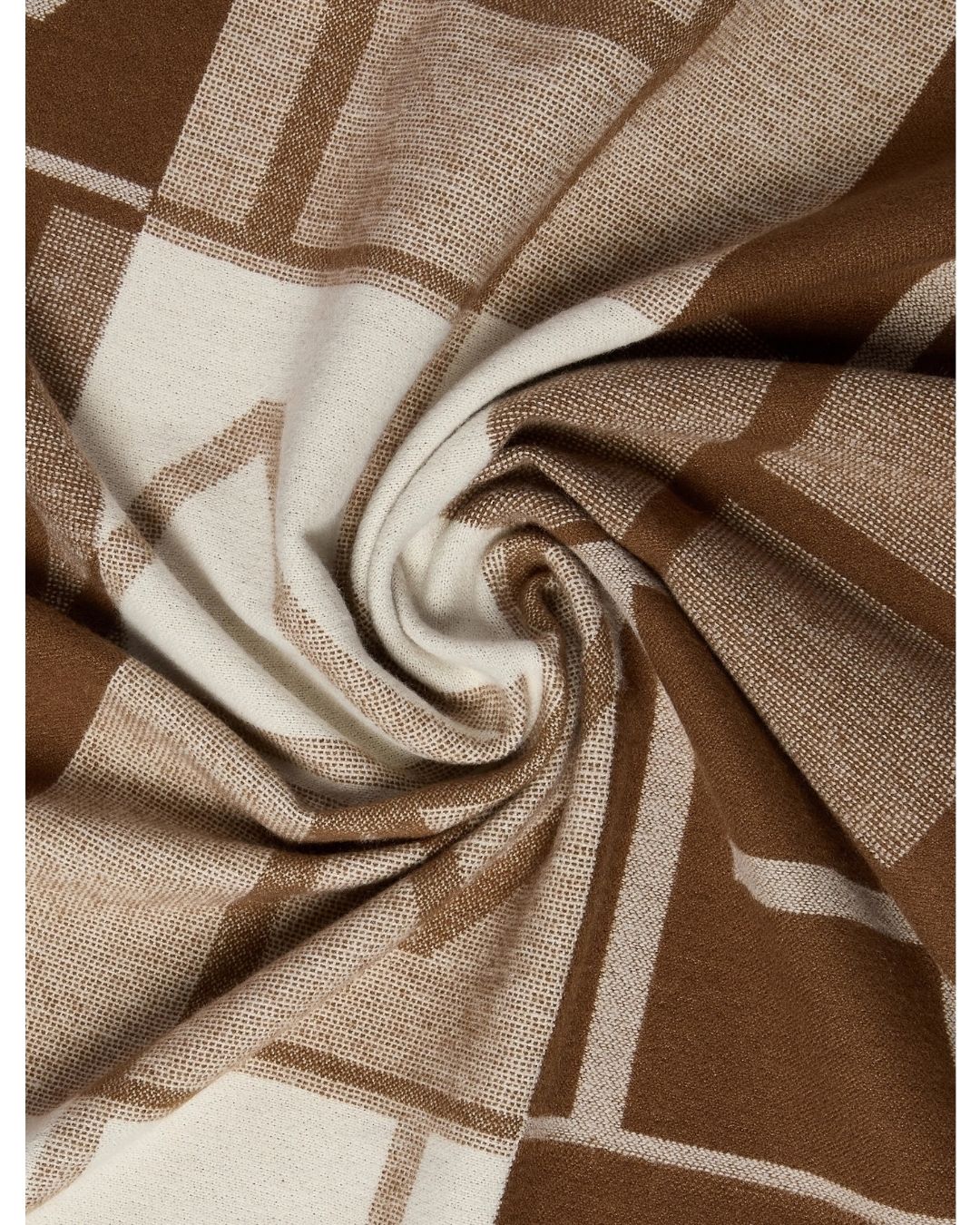 Stola jacquard con logo Emmgattini Cuoio 2625546012200 001 EMME MARELLA 