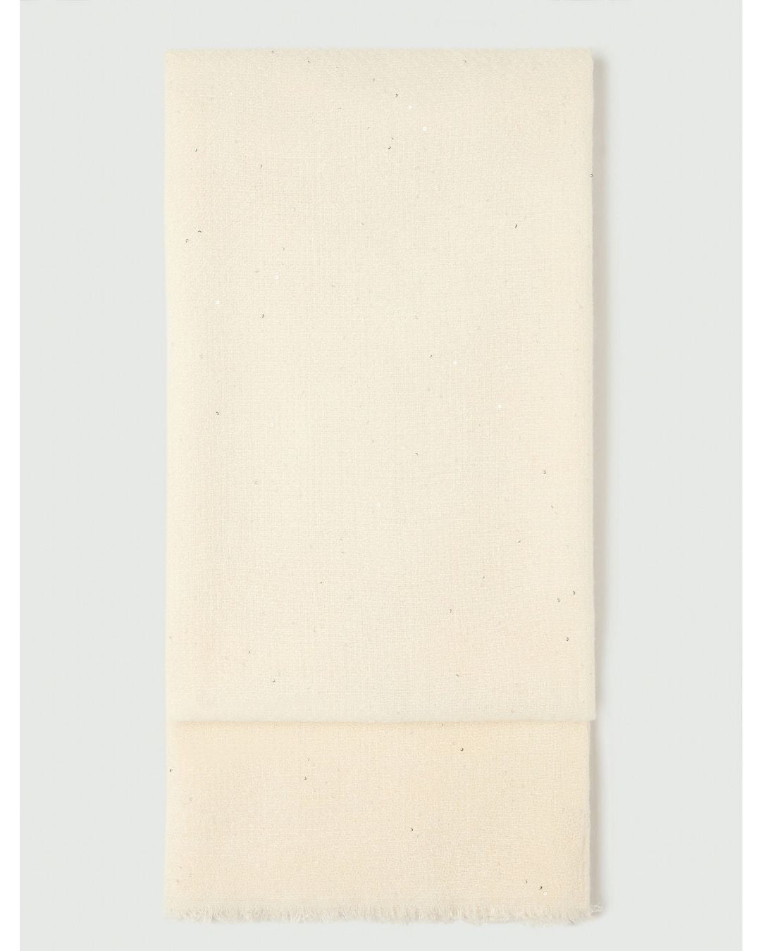 Stola jacquard con logo Emmgattini Panna 2625546021200 001 EMME MARELLA 