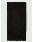 Stola jacquard con logo Emmgattini Nera 2625546021200 003 EMME MARELLA 