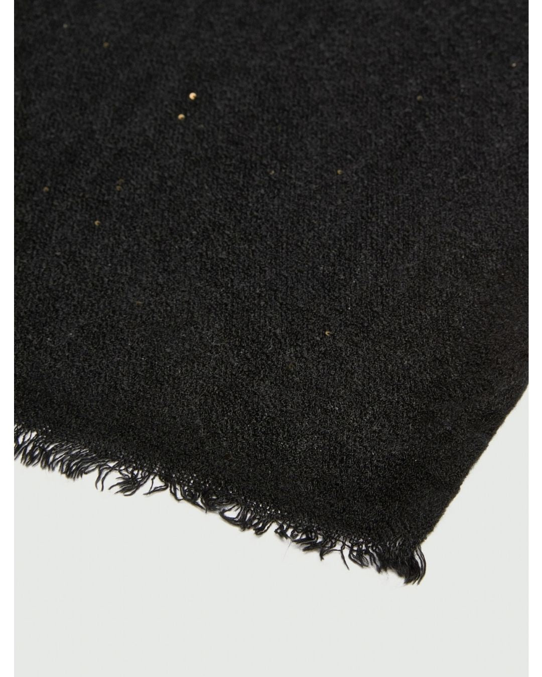 Stola jacquard con logo Emmgattini Nera 2625546021200 003 EMME MARELLA 