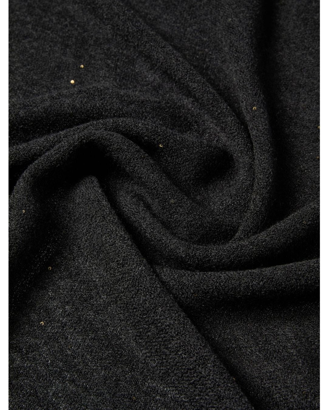 Stola jacquard con logo Emmgattini Nera 2625546021200 003 EMME MARELLA 
