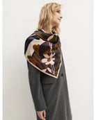 Foulard in seta Emmcampo Blu Elettrico 2625546031200 003 EMME MARELLA 