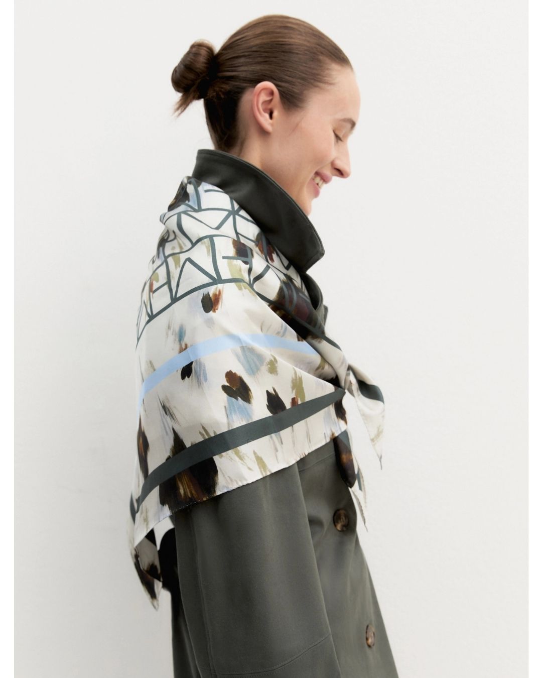 Foulard in seta Emmcampo Panna 2625546031200 005 EMME MARELLA 