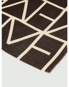 Stola stampata Emmaprile con frangia Marrone 2625546032200 002 EMME MARELLA 