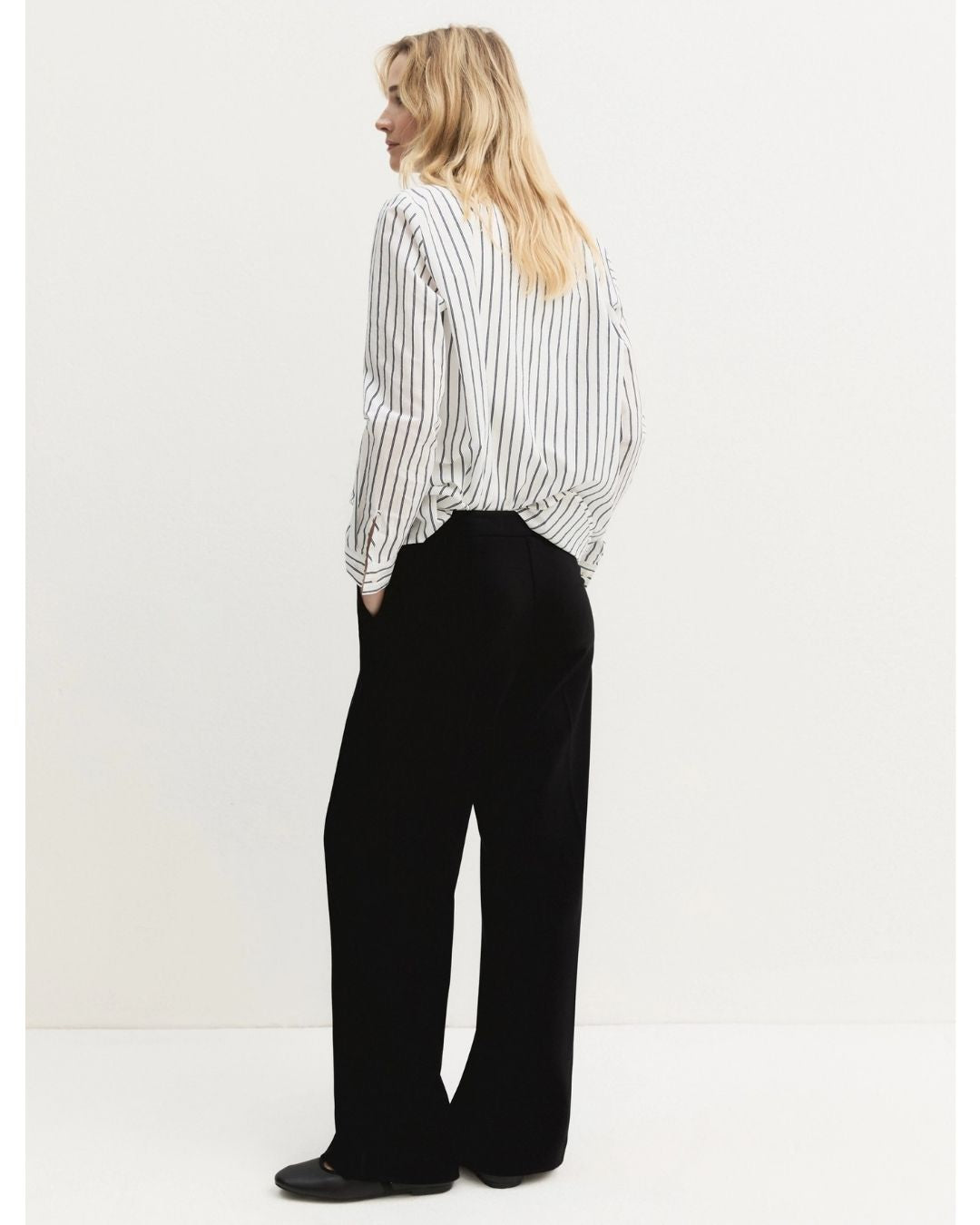 Pantalone dritto in jersey stretch Emmpalace Nero 2625786021200 005 EMME MARELLA 