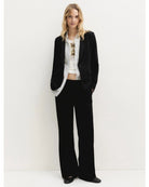 Pantalone dritto in jersey stretch Emmpalace Nero 2625786021200 005 EMME MARELLA 