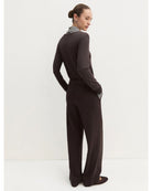 Pantalone dritto in jersey stretch Emmpalace Testa moro 2625786021200 006 EMME MARELLA 