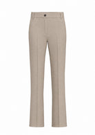 Pantalone slim fit in jersey stretch Emmflare Ecru 2625786051200 001 EMME MARELLA 