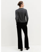Pantalone slim fit in jersey stretch Emmflare Nero 2625786051200 005 EMME MARELLA 