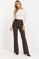 Pantalone slim fit in jersey stretch Emmflare Testa di Moro 2625786051200 006 EMME MARELLA 